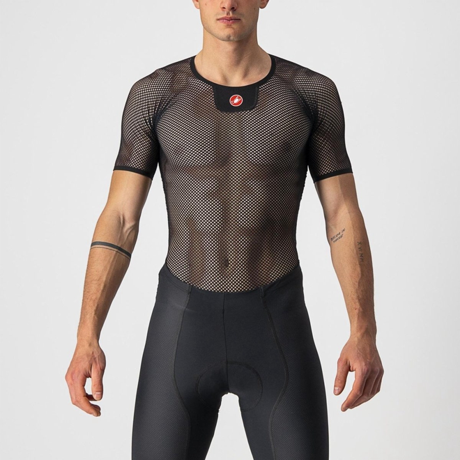 Castelli CORE MESH 3 SS Basislaag Heren Zwart | 068395VTX