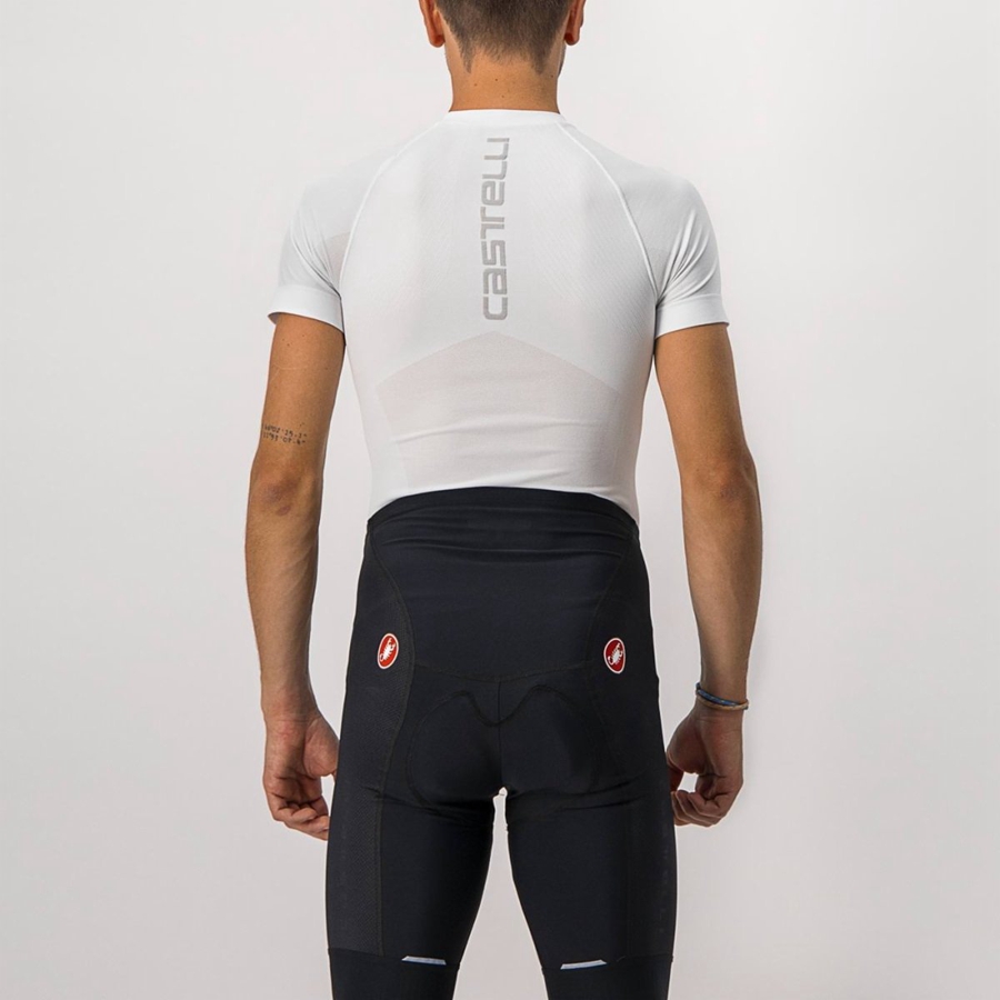 Castelli CORE SEAMLESS SS Basislaag Heren Wit | 279364HTA