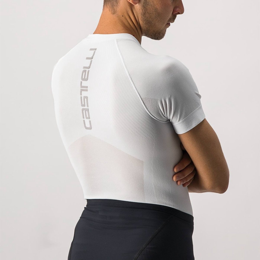 Castelli CORE SEAMLESS SS Basislaag Heren Wit | 279364HTA