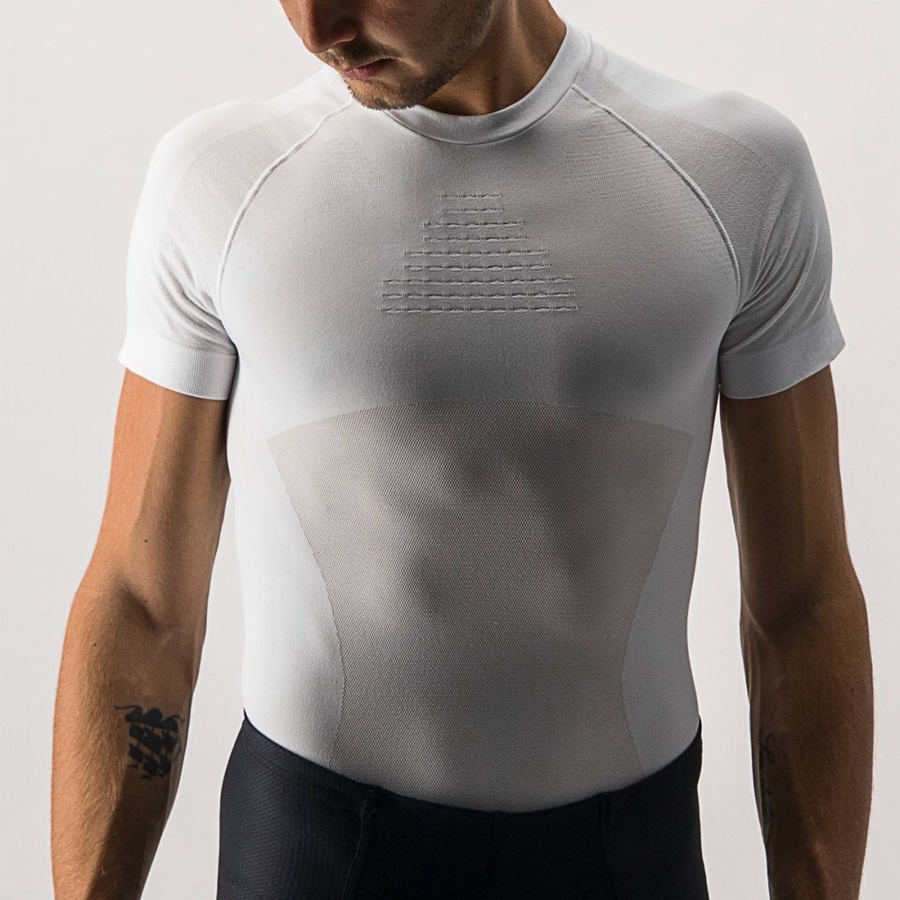 Castelli CORE SEAMLESS SS Basislaag Heren Wit | 279364HTA