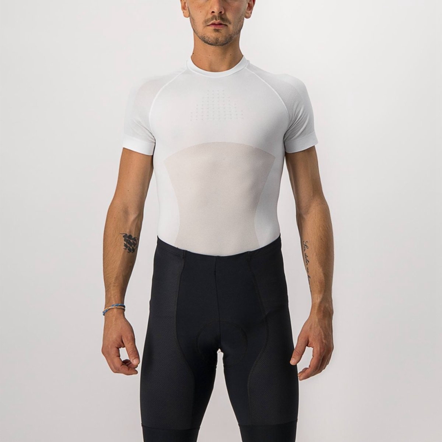 Castelli CORE SEAMLESS SS Basislaag Heren Wit | 279364HTA