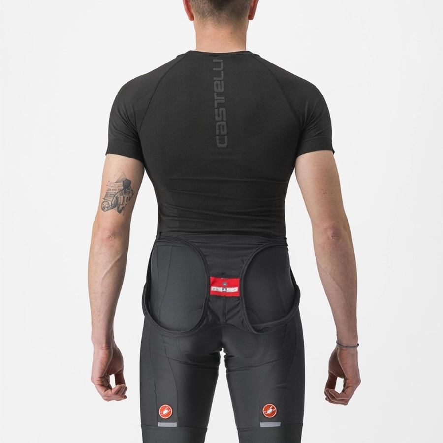 Castelli CORE SEAMLESS SS Basislaag Heren Zwart | 235079EZS