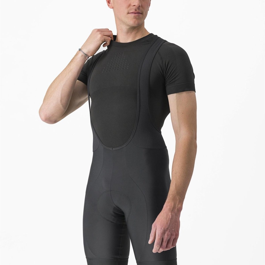 Castelli CORE SEAMLESS SS Basislaag Heren Zwart | 235079EZS