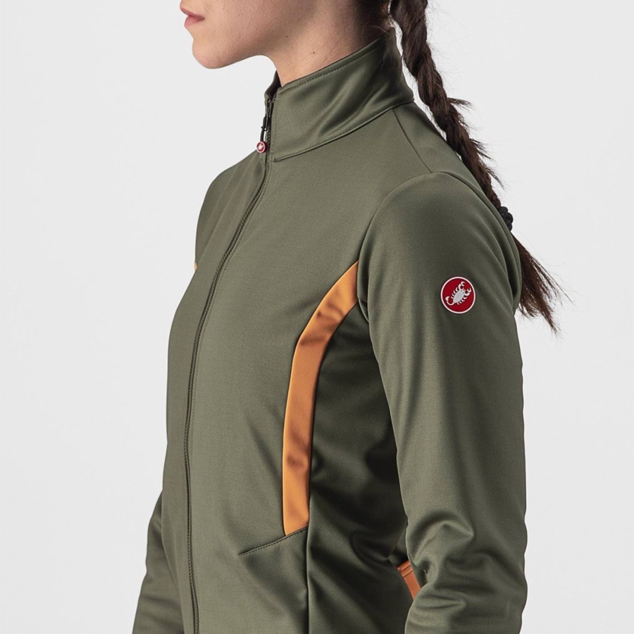 Castelli DINAMICA 2 Jassen Dames Groen | 759360BDS