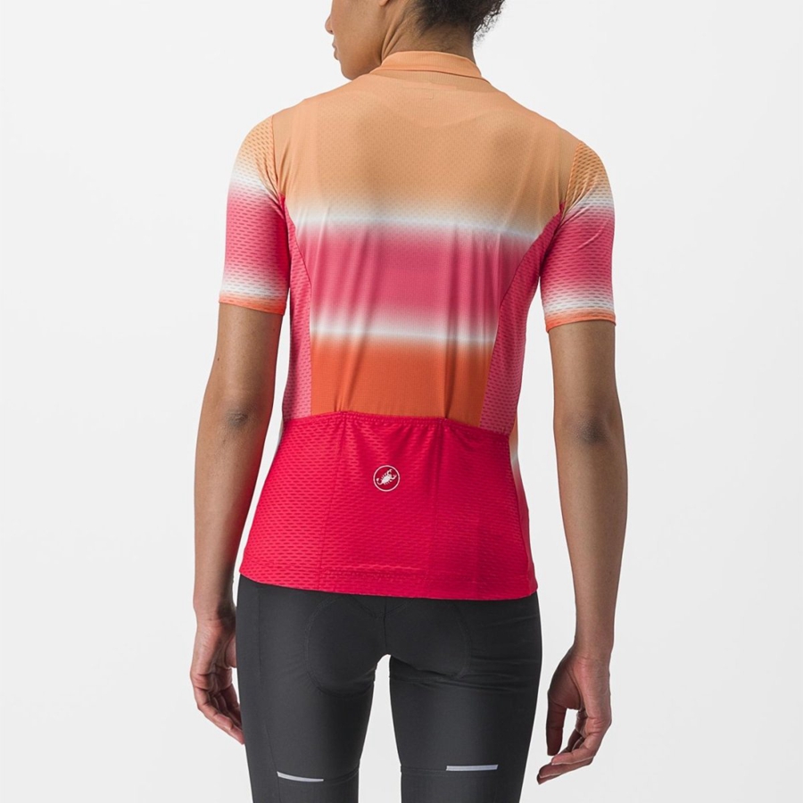 Castelli DOLCE Jersey Dames Oranje | 325091LGJ