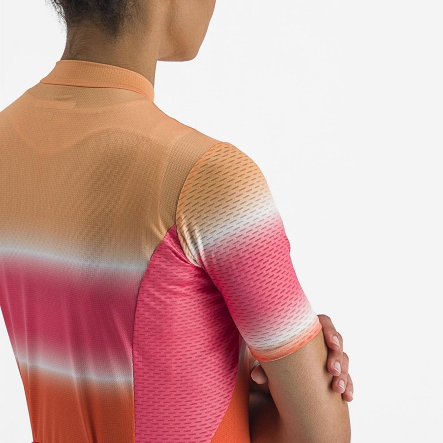 Castelli DOLCE Jersey Dames Oranje | 325091LGJ