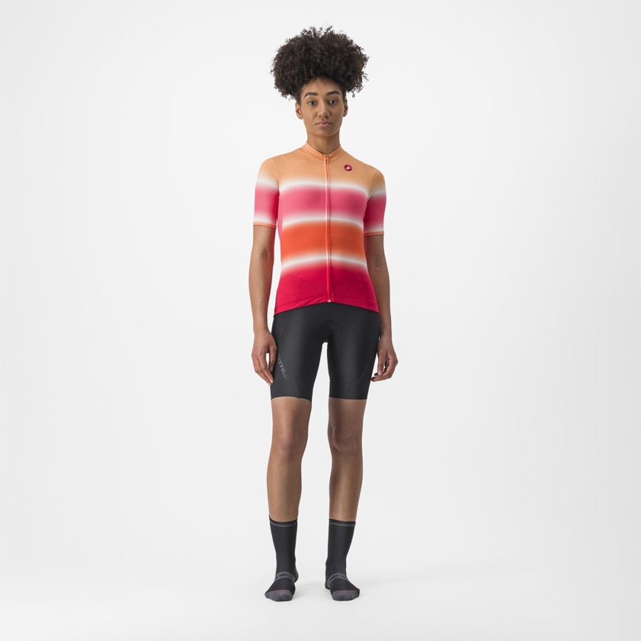 Castelli DOLCE Jersey Dames Oranje | 325091LGJ