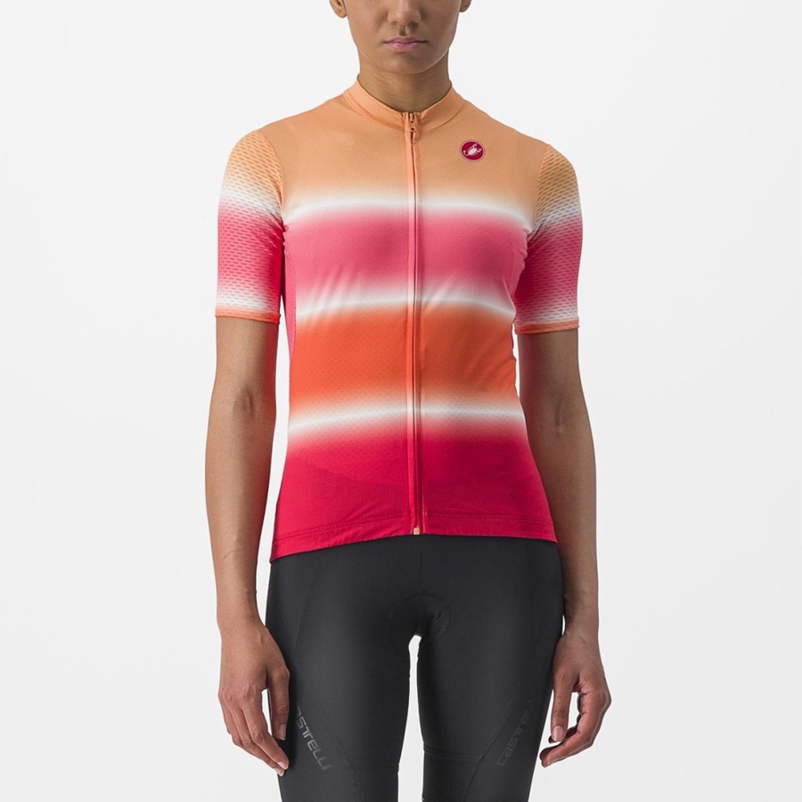 Castelli DOLCE Jersey Dames Oranje | 325091LGJ