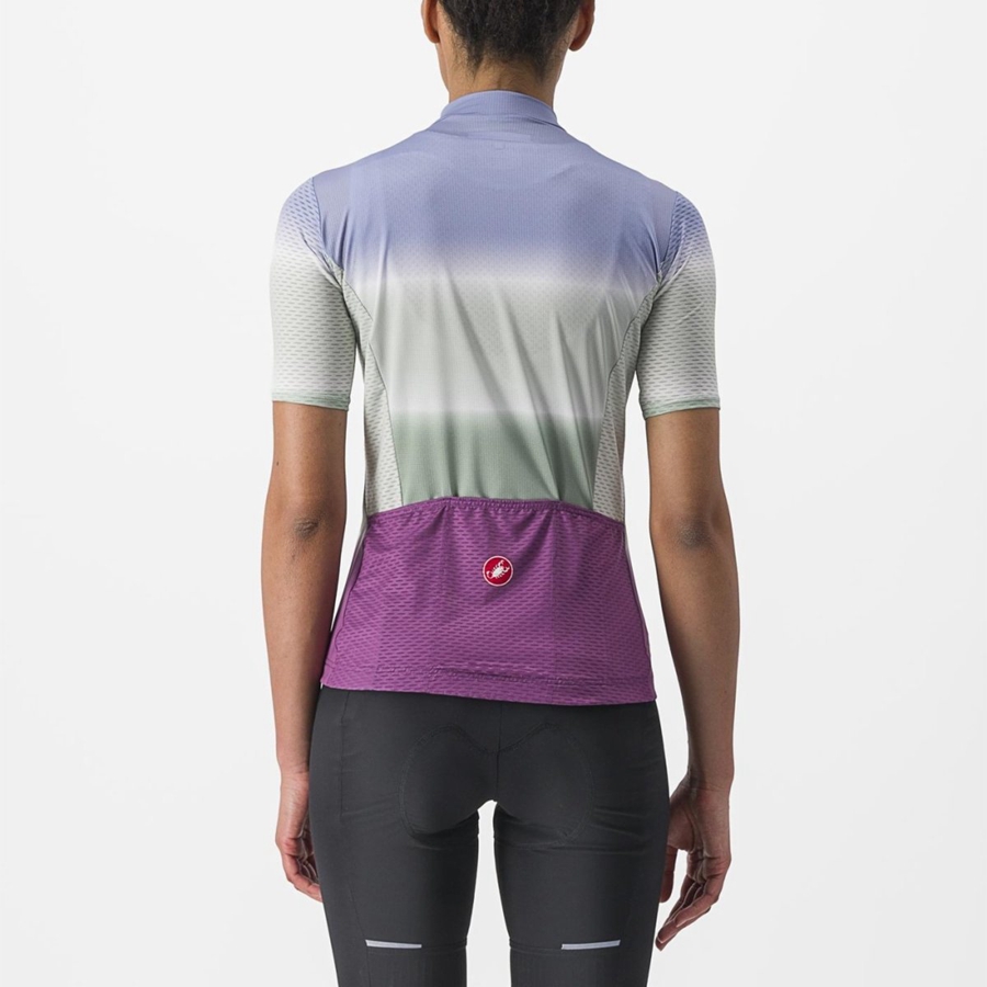 Castelli DOLCE Jersey Dames Paars Wit | 960581PVI