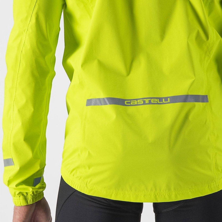 Castelli EMERGENCY 2 RAIN Bescherming Heren Lichtgroen | 973215HVQ