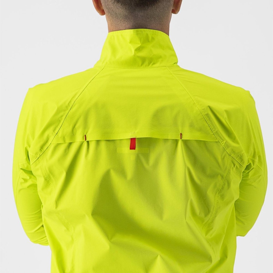 Castelli EMERGENCY 2 RAIN Bescherming Heren Lichtgroen | 973215HVQ