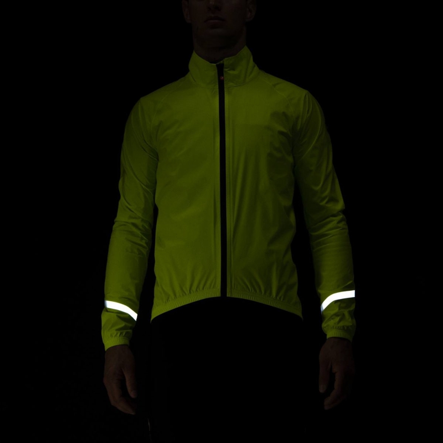 Castelli EMERGENCY 2 RAIN Bescherming Heren Lichtgroen | 973215HVQ