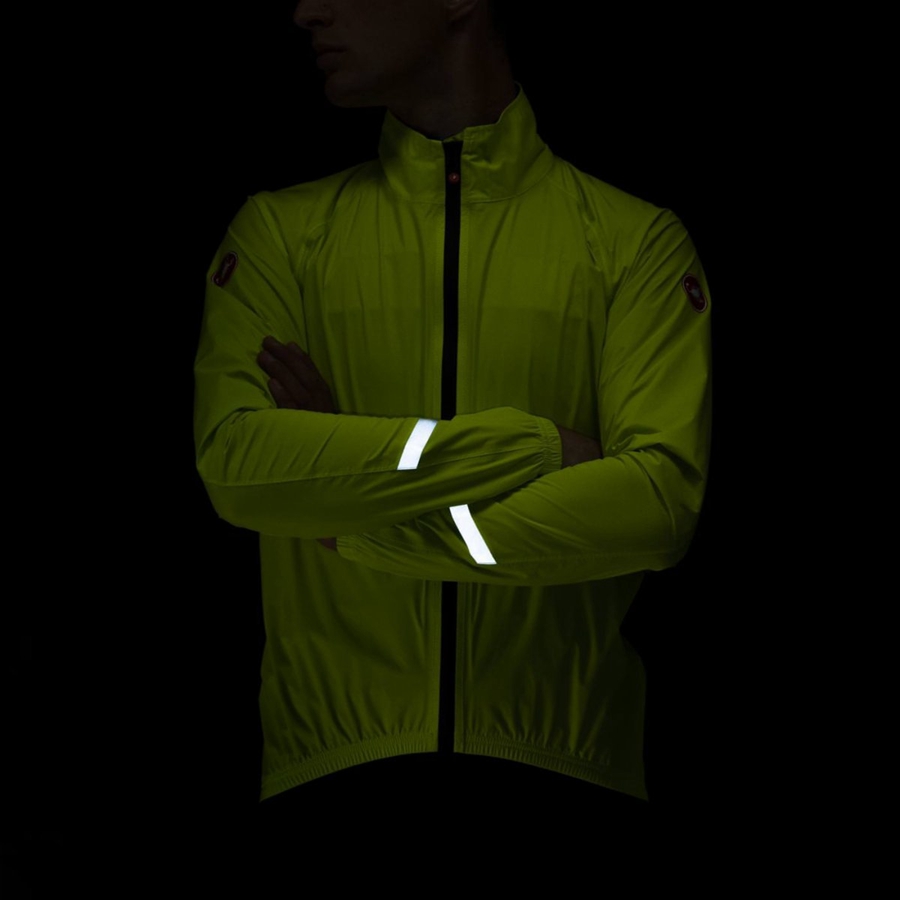 Castelli EMERGENCY 2 RAIN Bescherming Heren Lichtgroen | 973215HVQ