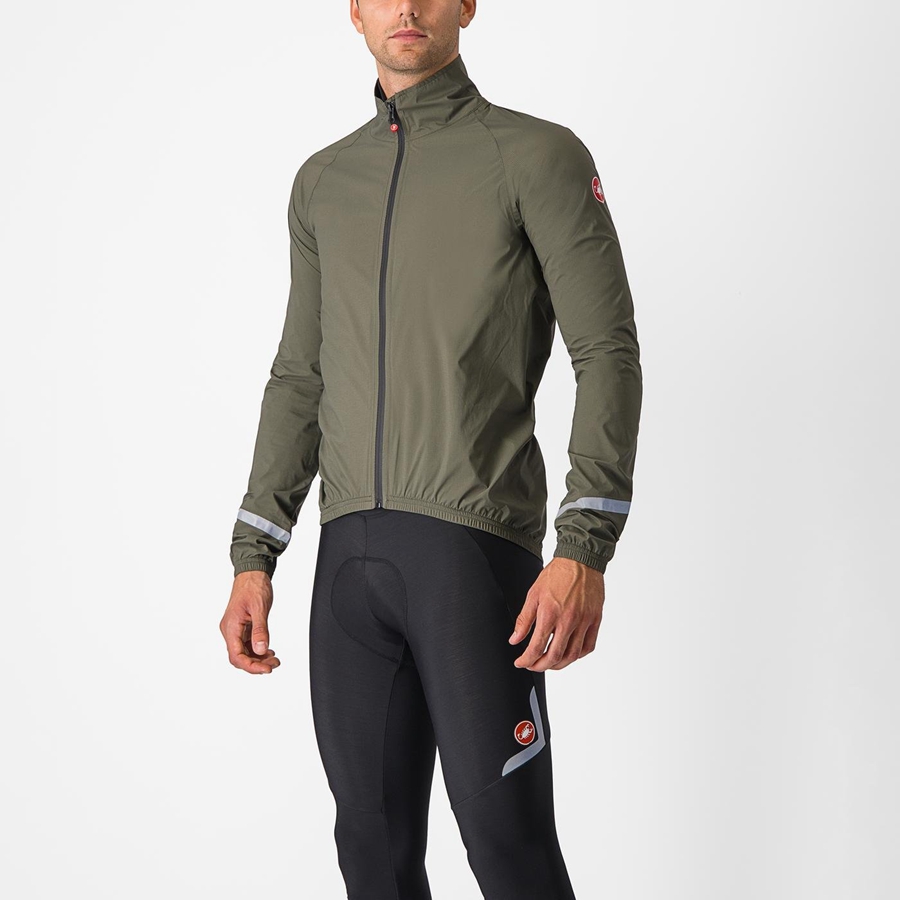 Castelli EMERGENCY 2 RAIN Bescherming Heren Groen | 410659GMC