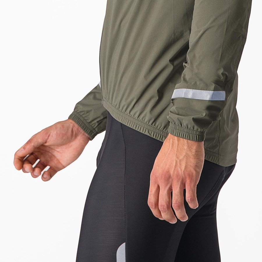 Castelli EMERGENCY 2 RAIN Bescherming Heren Groen | 410659GMC