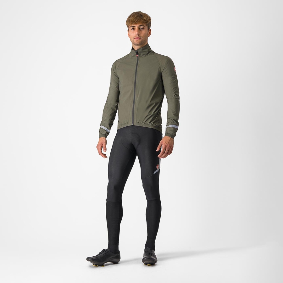 Castelli EMERGENCY 2 RAIN Bescherming Heren Groen | 410659GMC