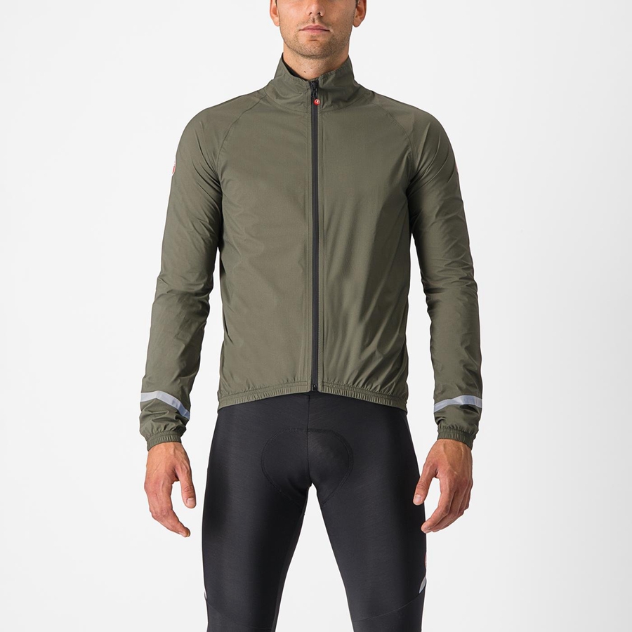 Castelli EMERGENCY 2 RAIN Bescherming Heren Groen | 410659GMC