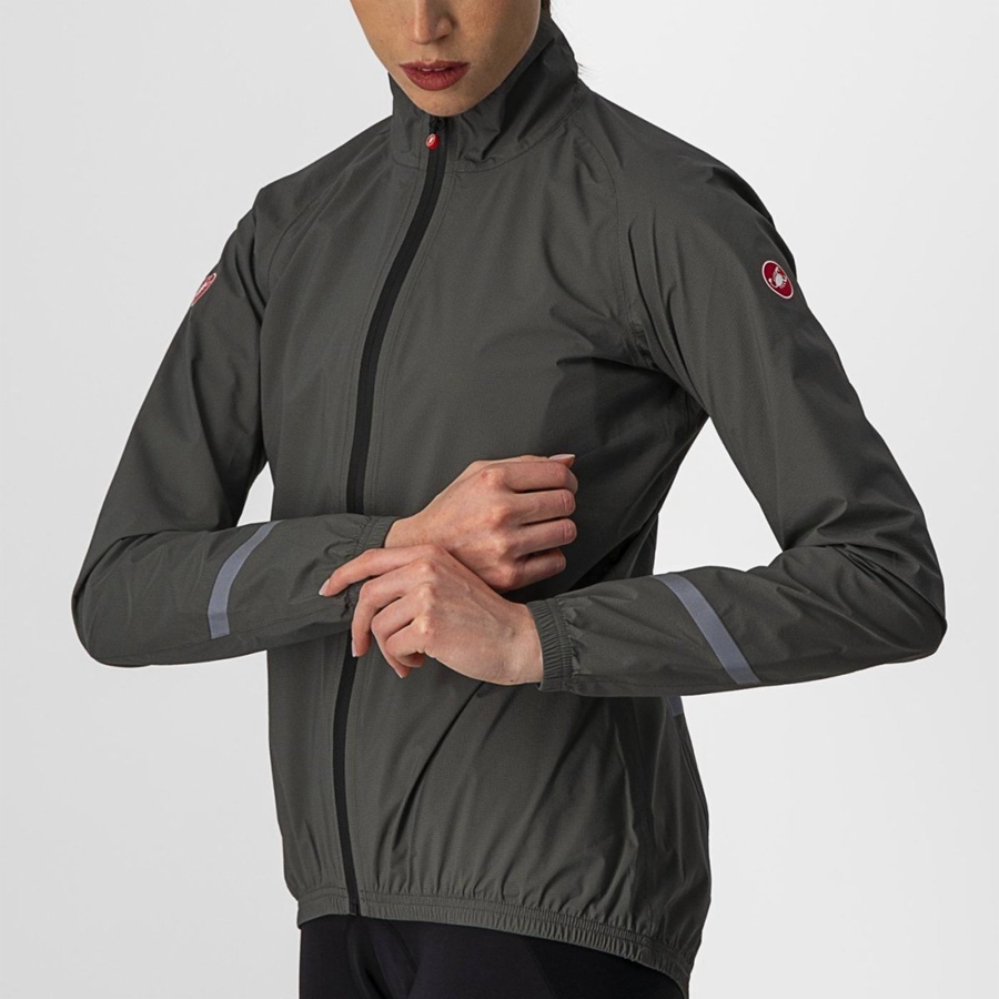 Castelli EMERGENCY 2 W RAIN Bescherming Dames Groen | 894061EXU