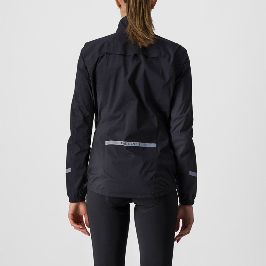 Castelli EMERGENCY 2 W RAIN Bescherming Dames Zwart | 056734JVA