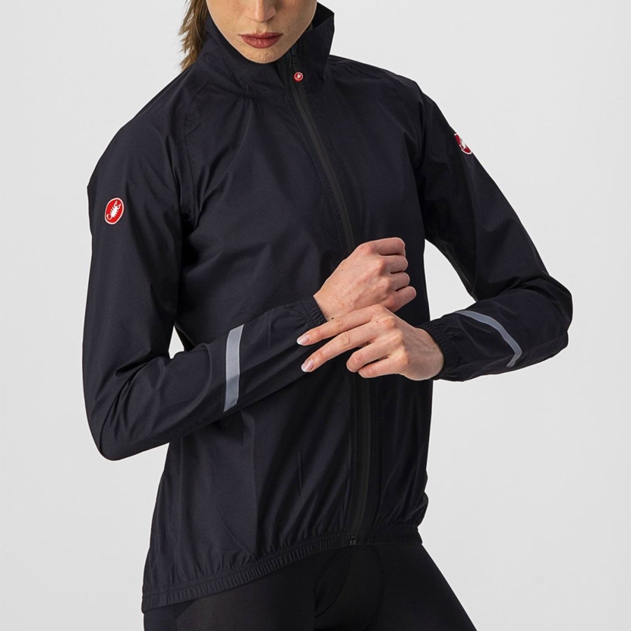 Castelli EMERGENCY 2 W RAIN Bescherming Dames Zwart | 056734JVA