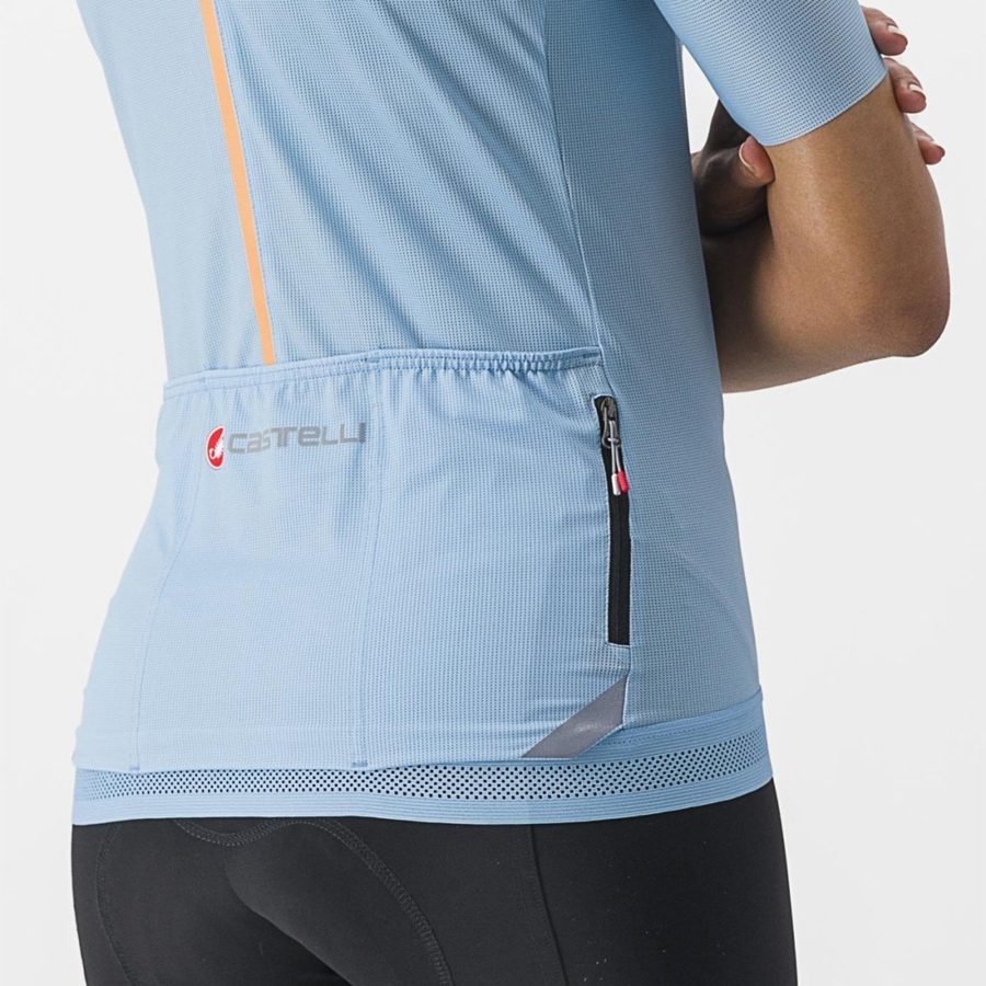 Castelli ENDURANCE W Jersey Dames Blauw | 731054FIW