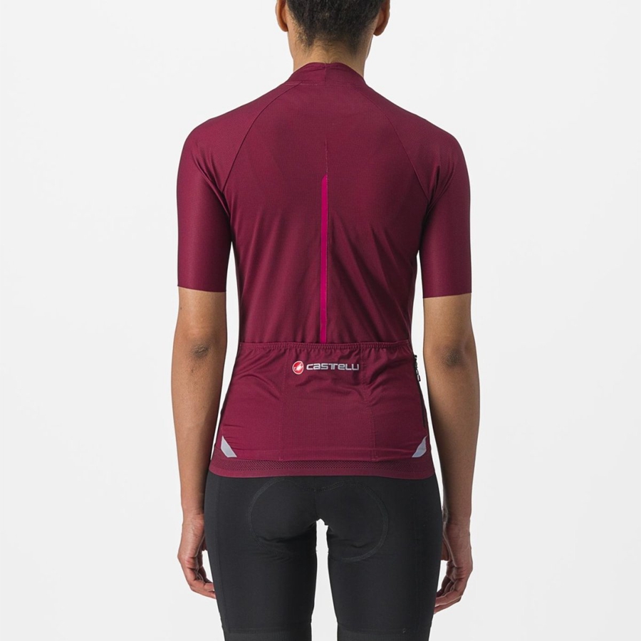 Castelli ENDURANCE W Jersey Dames Bordeaux | 189403UBS