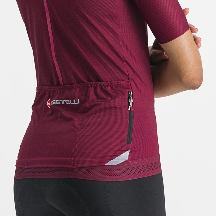 Castelli ENDURANCE W Jersey Dames Bordeaux | 189403UBS