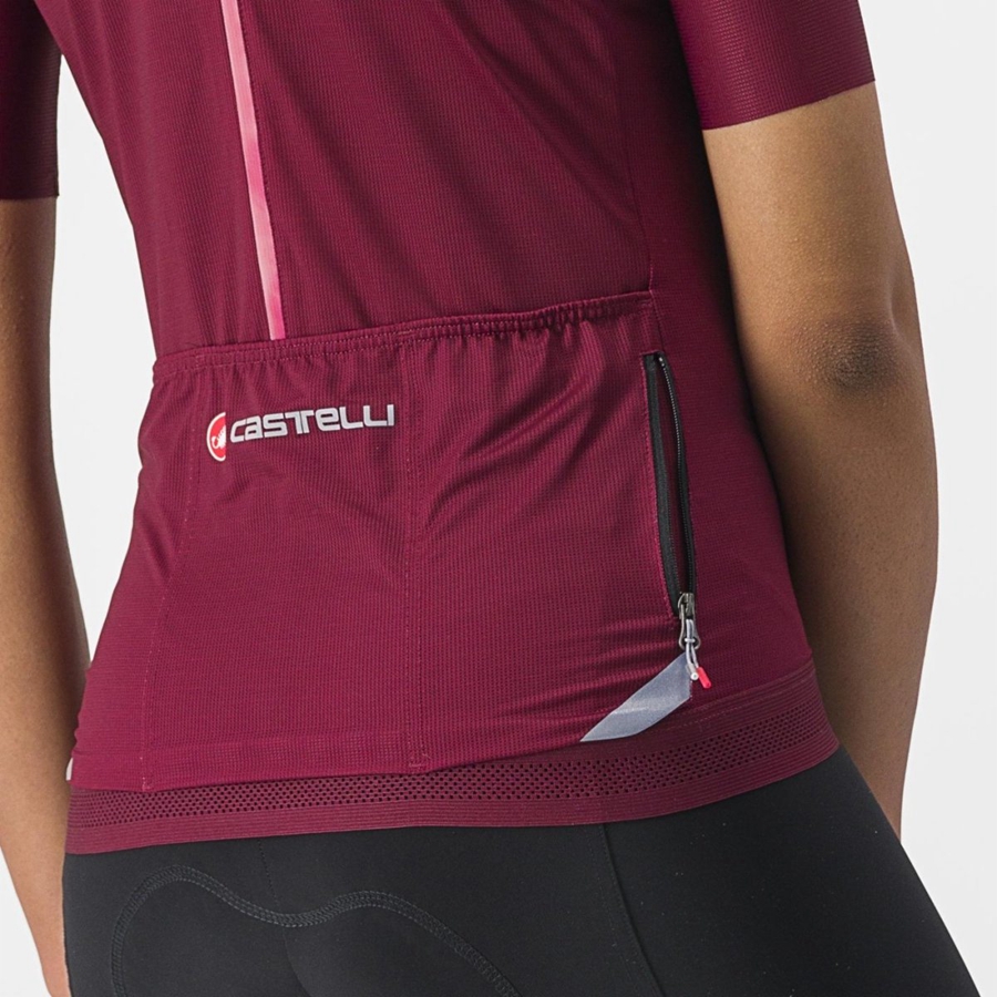 Castelli ENDURANCE W Jersey Dames Bordeaux | 189403UBS