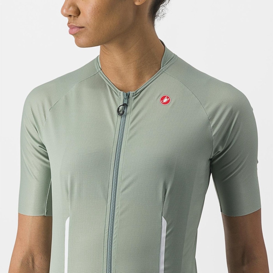 Castelli ENDURANCE W Jersey Dames Groen | 276483UQJ