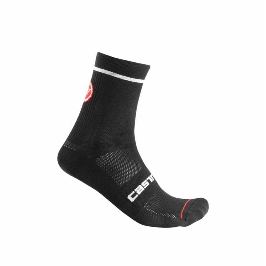 Castelli ENTRATA 13 Sokken Heren Zwart | 692738CWH