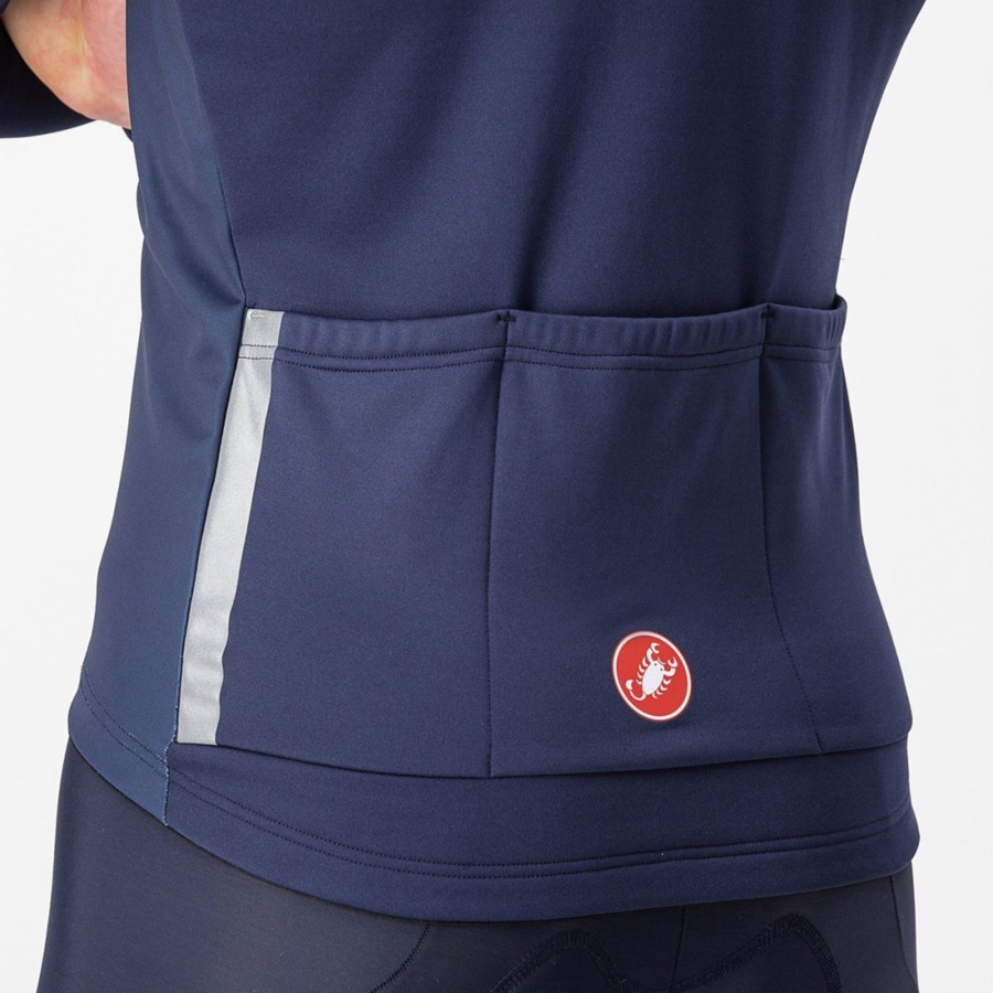 Castelli ENTRATA Jassen Heren Blauw Zilver | 109562MRO