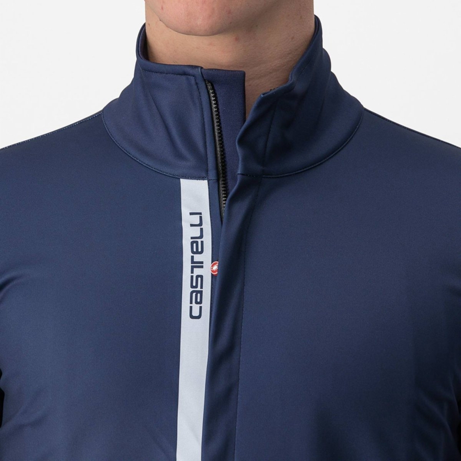 Castelli ENTRATA Jassen Heren Blauw Zilver | 109562MRO