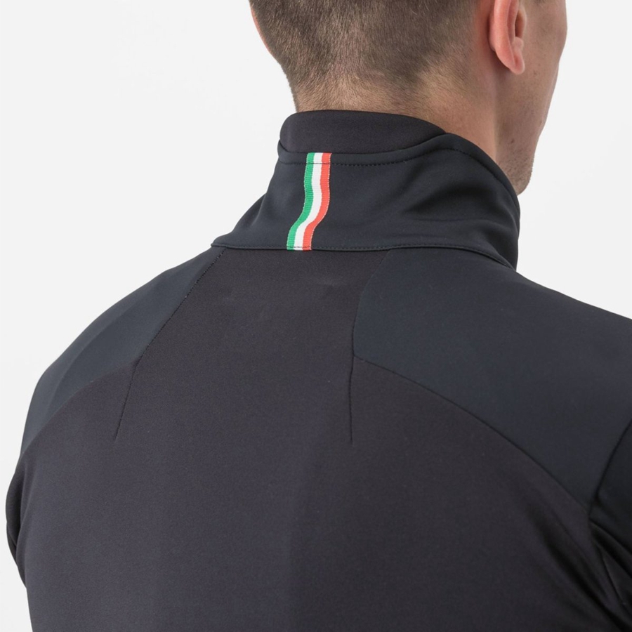 Castelli ENTRATA Jassen Heren Zwart Rood | 038971QXR