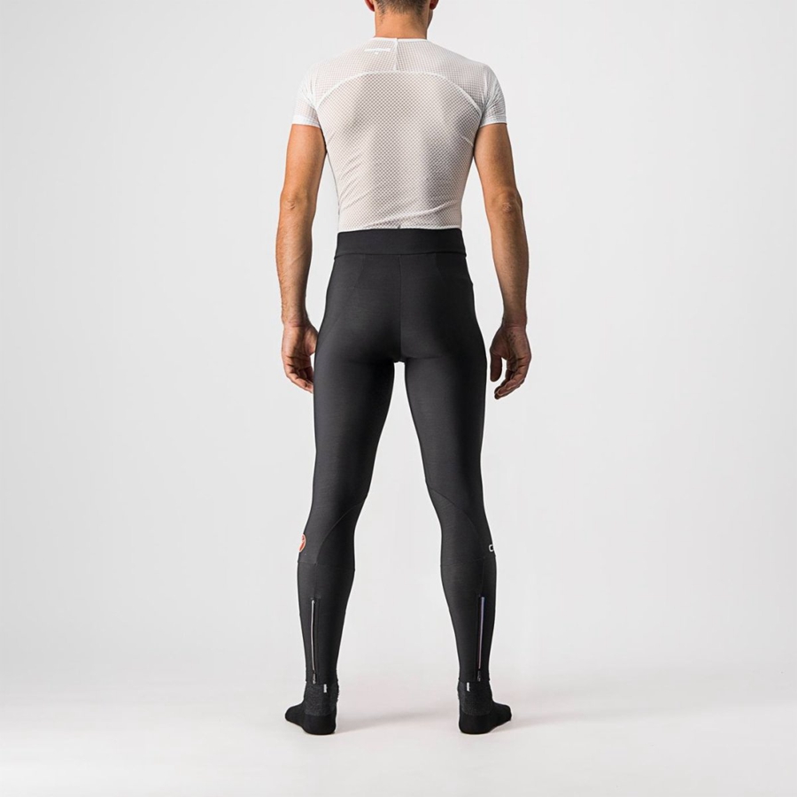 Castelli ENTRATA NO PAD Leggings Heren Zwart | 819024EPC