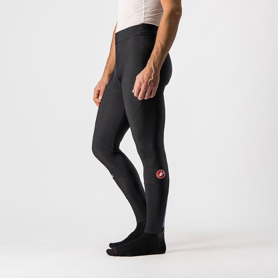 Castelli ENTRATA NO PAD Leggings Heren Zwart | 819024EPC