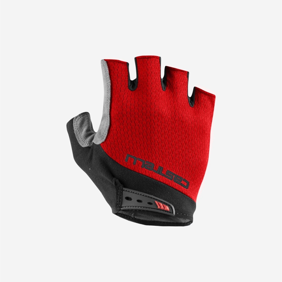 Castelli ENTRATA V Handschoenen Heren Rood | 097683BSX