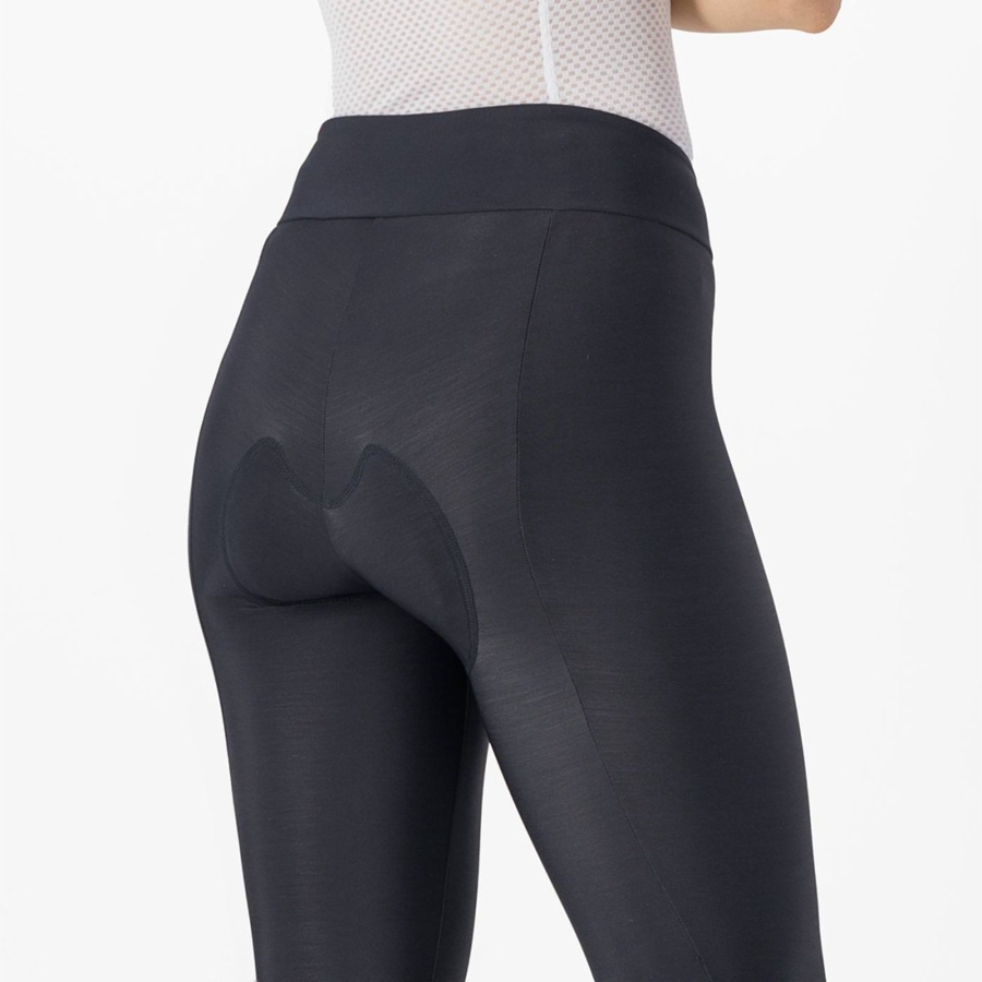 Castelli ENTRATA W Leggings Dames Zwart | 019365HEU