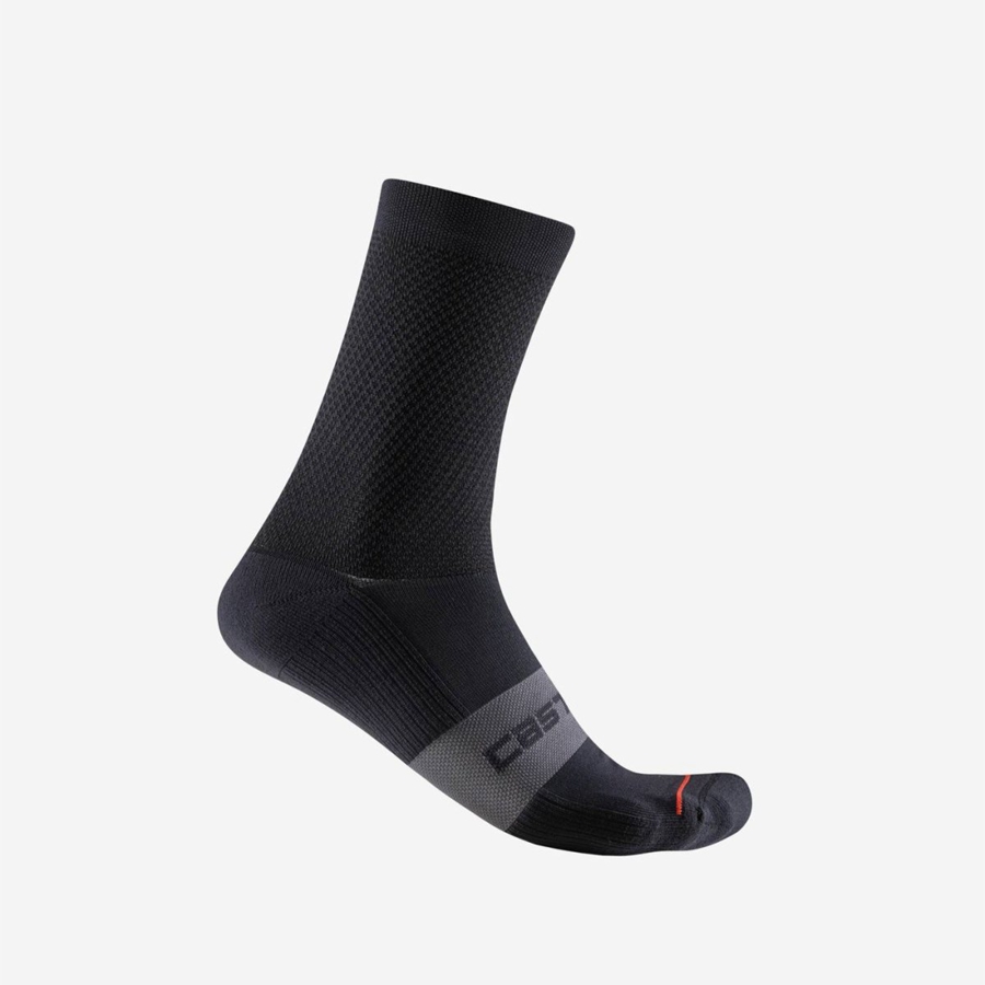 Castelli ESPRESSO 15 Sokken Heren Zwart | 970561RAN