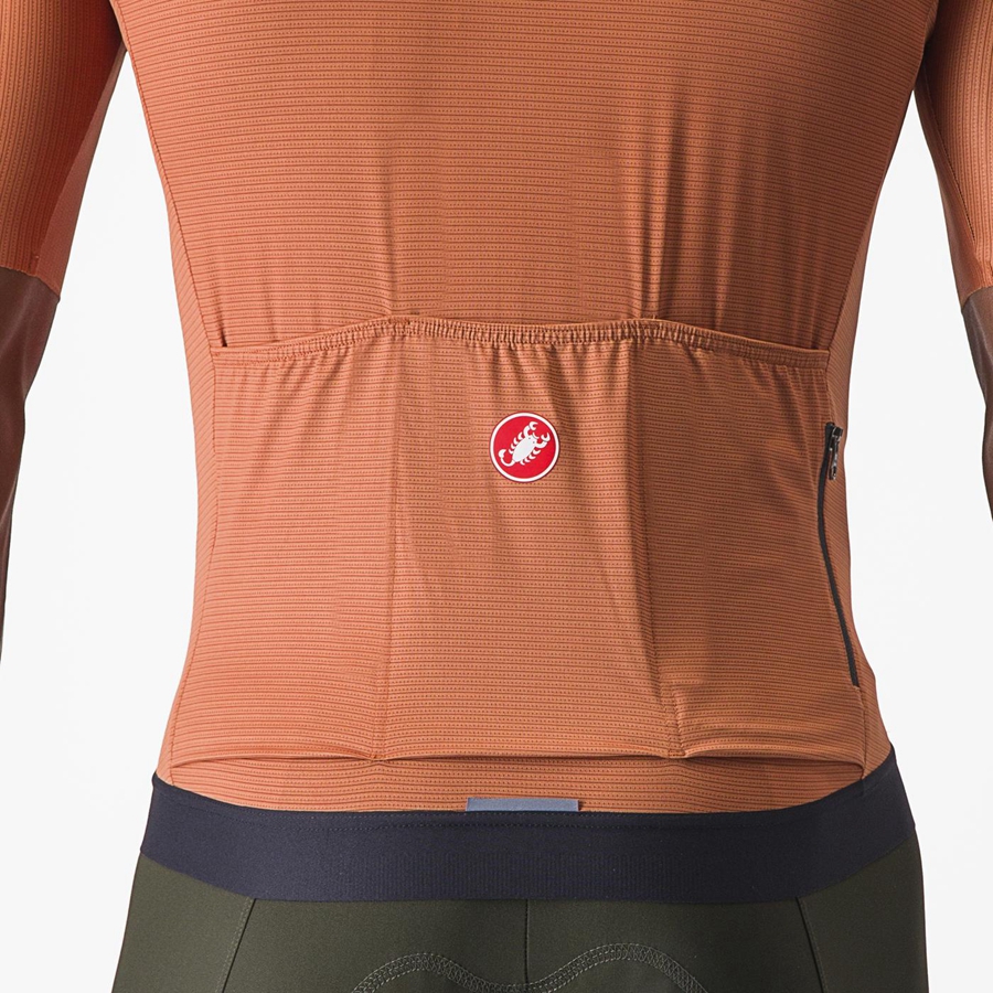 Castelli ESPRESSO Jersey Heren Beige Donkergrijs | 298056NPX