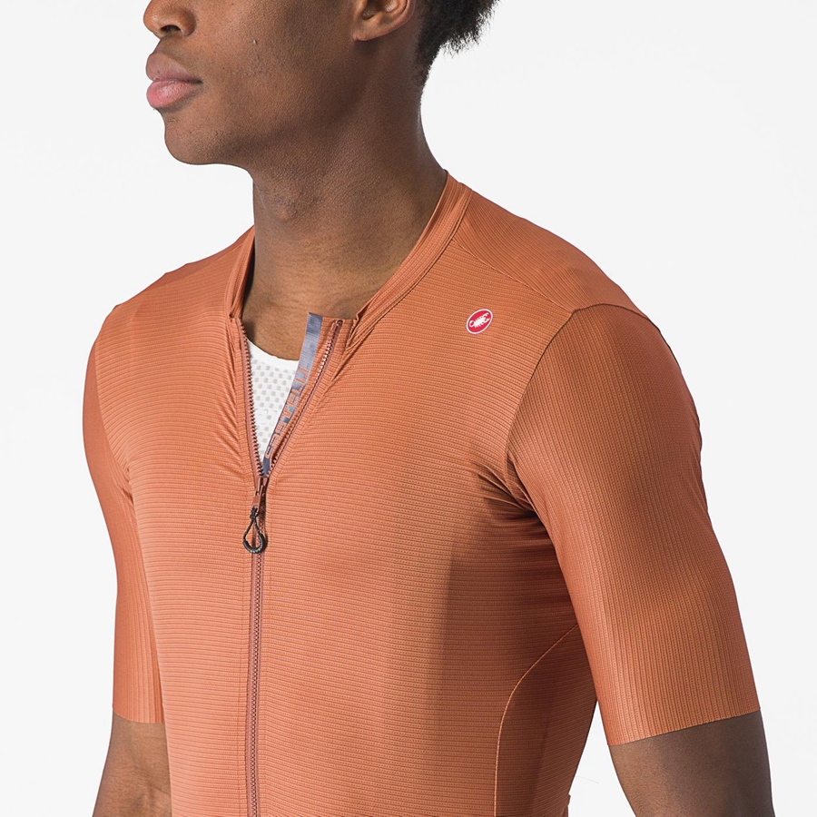 Castelli ESPRESSO Jersey Heren Beige Donkergrijs | 298056NPX