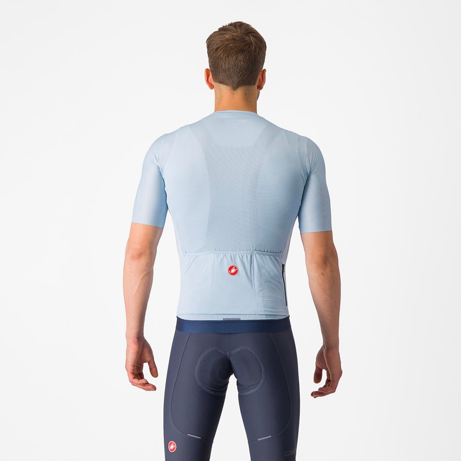 Castelli ESPRESSO Jersey Heren Blauw Blauw | 694523WKH