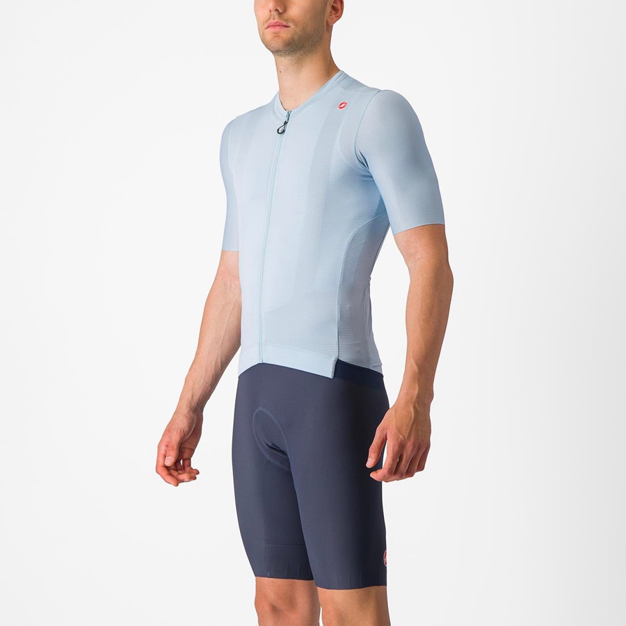 Castelli ESPRESSO Jersey Heren Blauw Blauw | 694523WKH