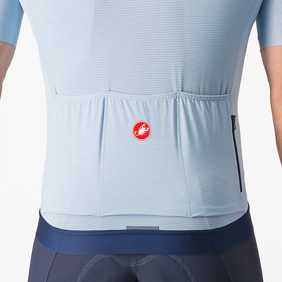 Castelli ESPRESSO Jersey Heren Blauw Blauw | 694523WKH