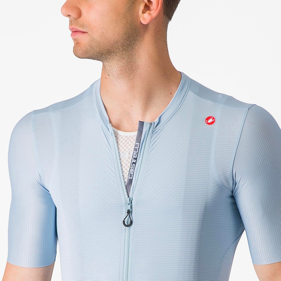 Castelli ESPRESSO Jersey Heren Blauw Blauw | 694523WKH