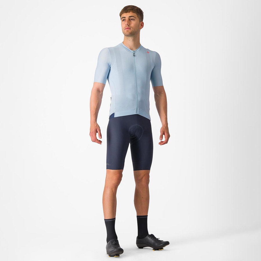 Castelli ESPRESSO Jersey Heren Blauw Blauw | 694523WKH