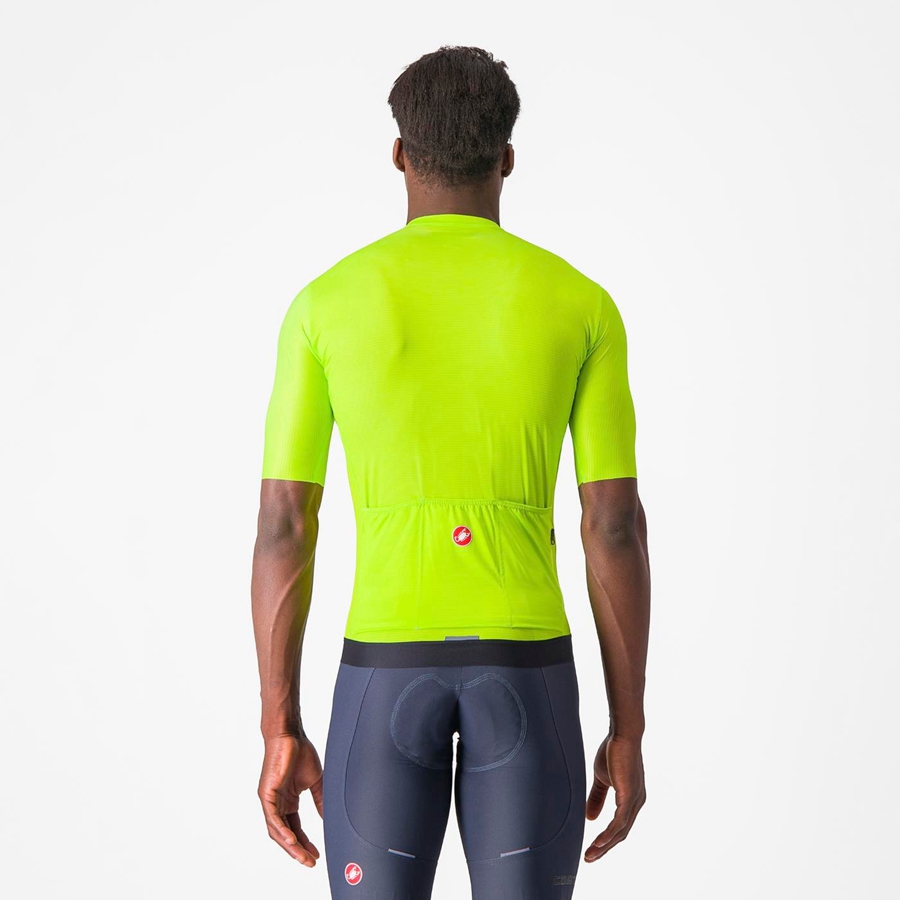 Castelli ESPRESSO Jersey Heren Lichtgroen Diepgroen | 104572NBC