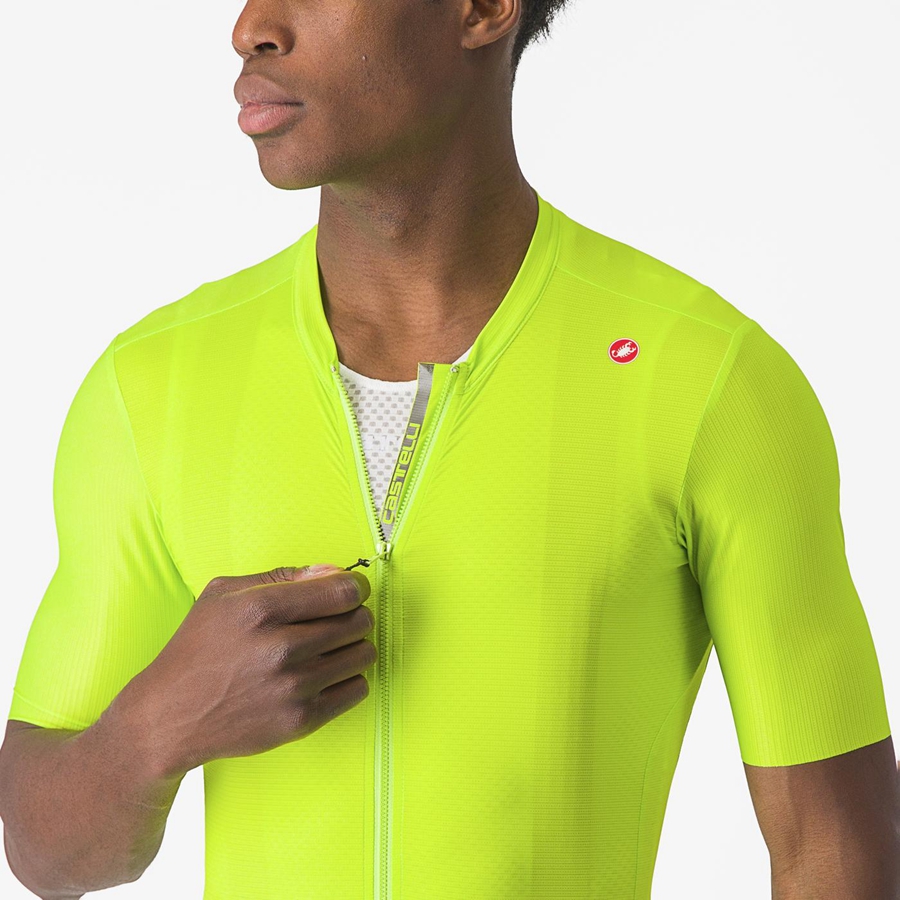 Castelli ESPRESSO Jersey Heren Lichtgroen Diepgroen | 104572NBC