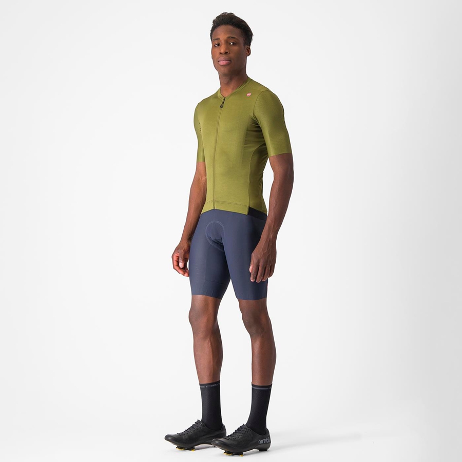 Castelli ESPRESSO Jersey Heren Olijfgroen Lichtgroen | 328951LHJ