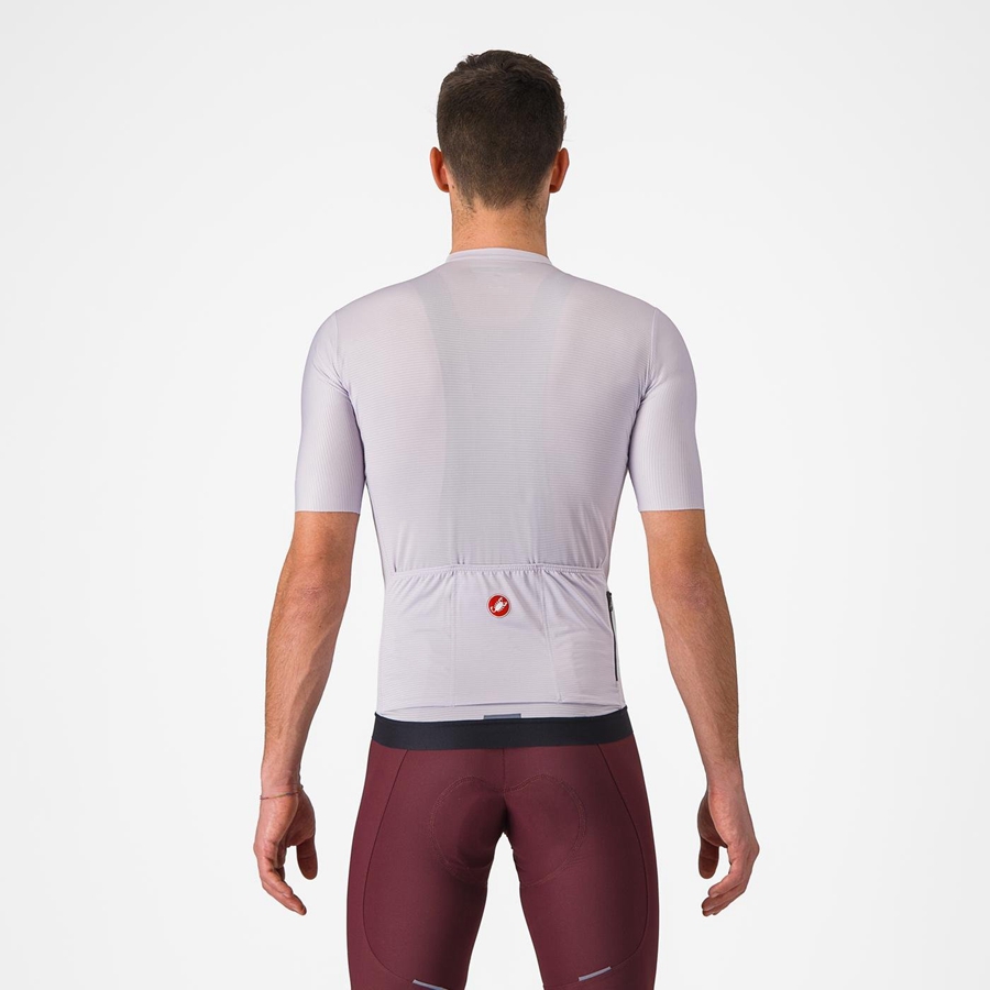 Castelli ESPRESSO Jersey Heren Paars Wit Donkergrijs | 092845NYX