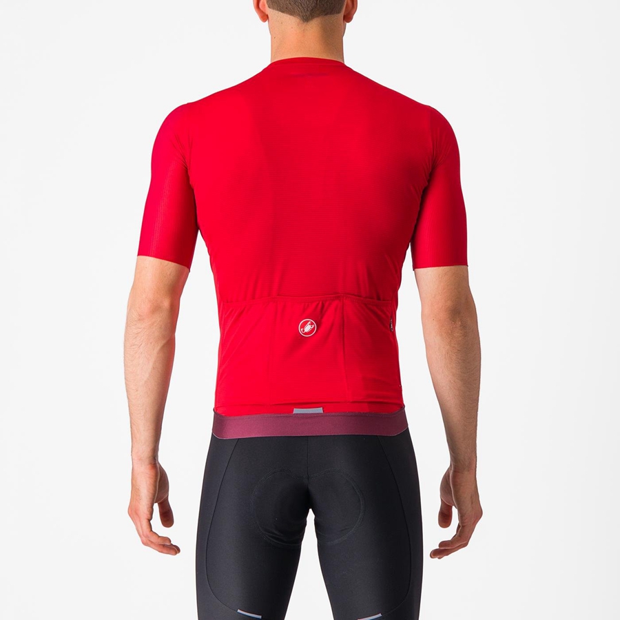 Castelli ESPRESSO Jersey Heren Rood Diepbordeaux | 578460CDF